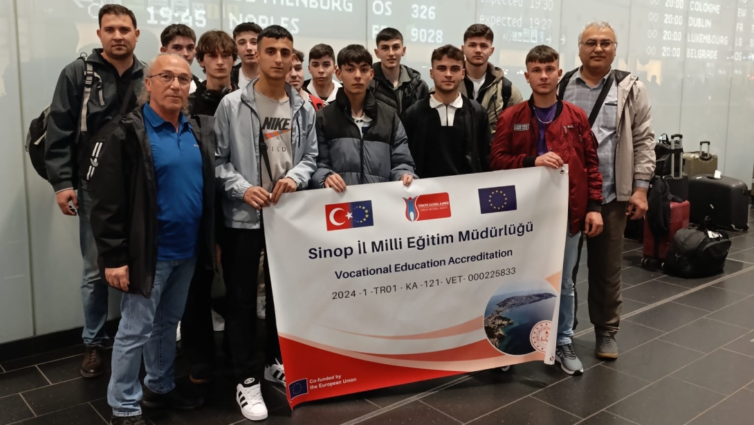 Sinop'tan Avrupa'ya Mesleki Eğitim Köprüsü: Öğrencilerimiz Viyana'da Staj Faaliyetlerine Başladı